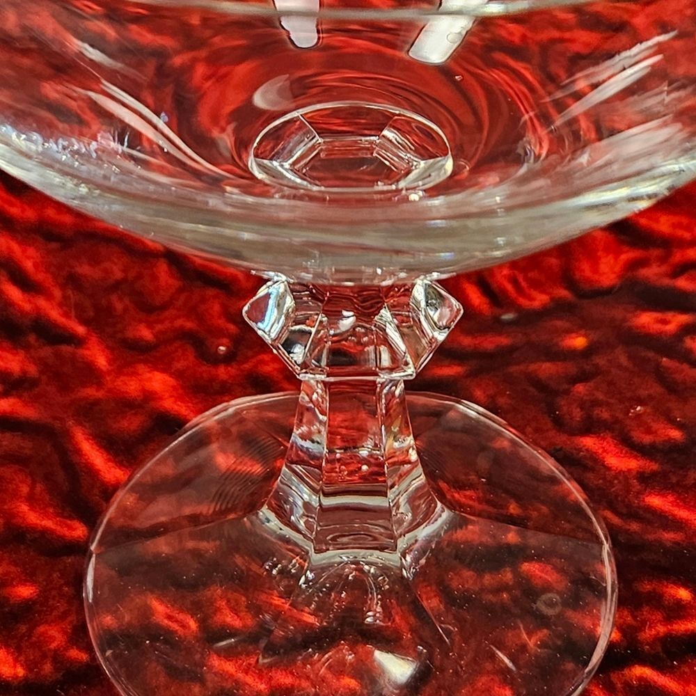 🌹Two Antique Crystal Champagne Glasses